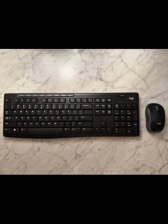 Logitech Wireless Keyboard (K270) and Mouse (M185) Combo Set