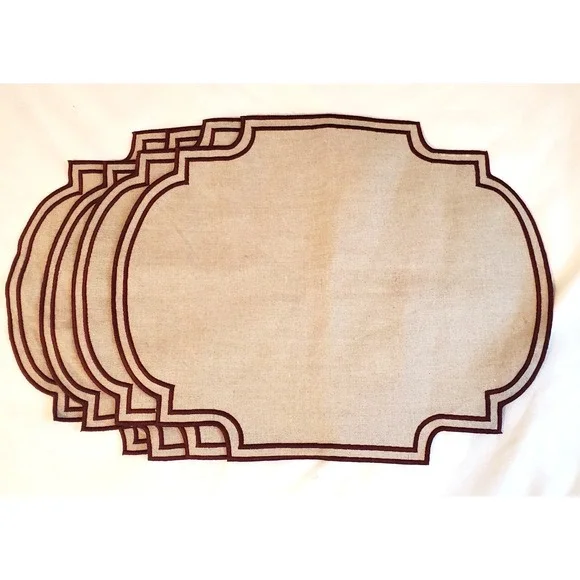 Williams Sonoma Set of 4 Linen Blend Placemats  19