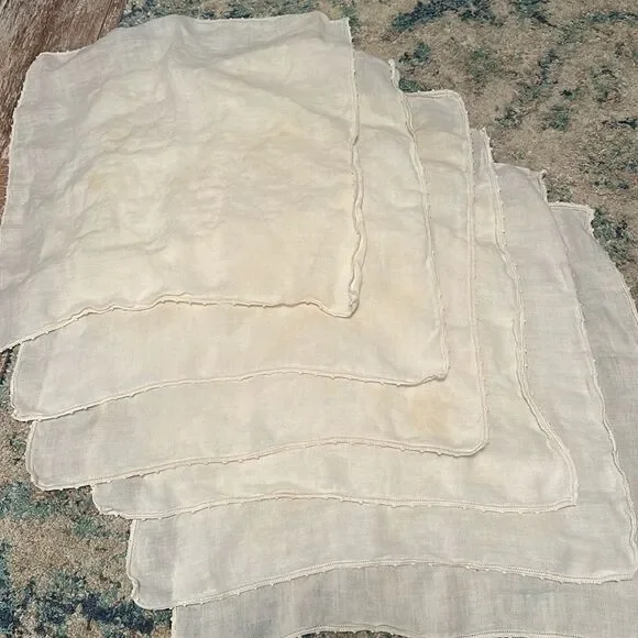 Vintage Table Linens (napkins) Lot of 6