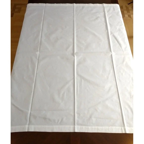 Pottery Barn Tablecloth 100%‎ Cotton Solid White 52