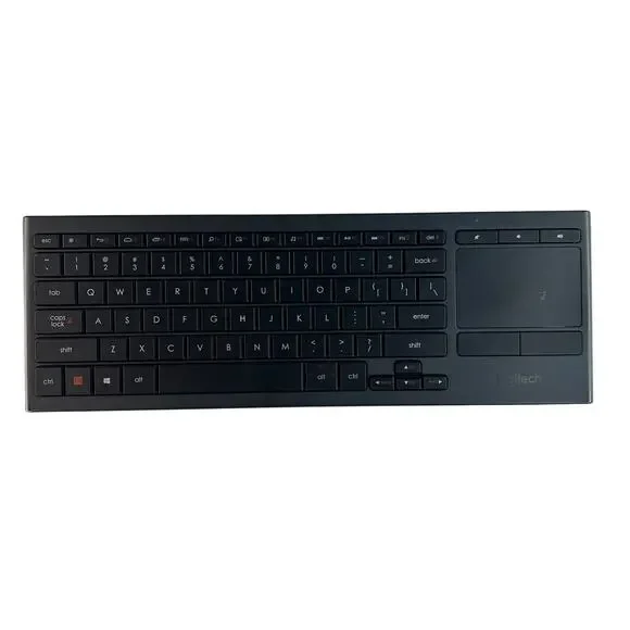 Logitech K830 Illuminated Keyboard with Built-In Touchpad and Unifying Dongle