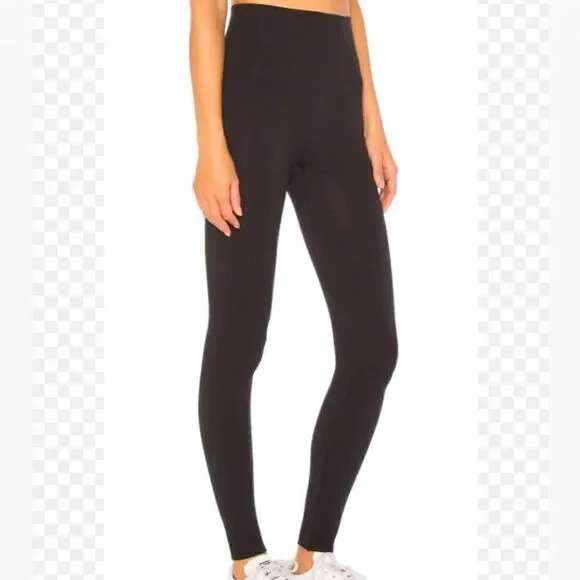 Spanx Look At Me Now Black Seamless Leggings Women’s Small
