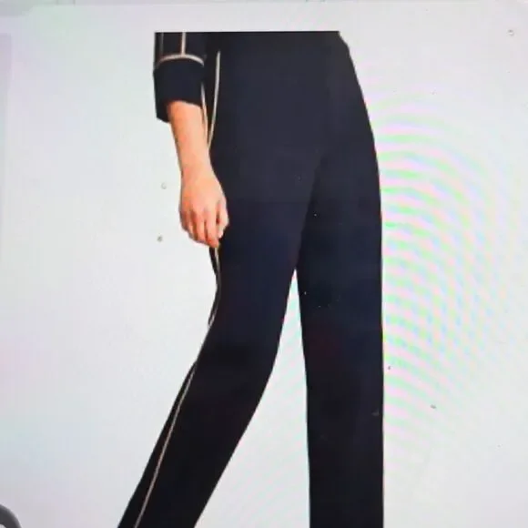 Marina Rinaldi Radicale side strip pants size medium