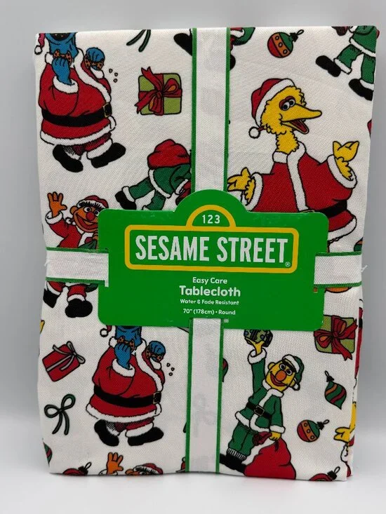 Sesame Street Christmas Tablecloth 70