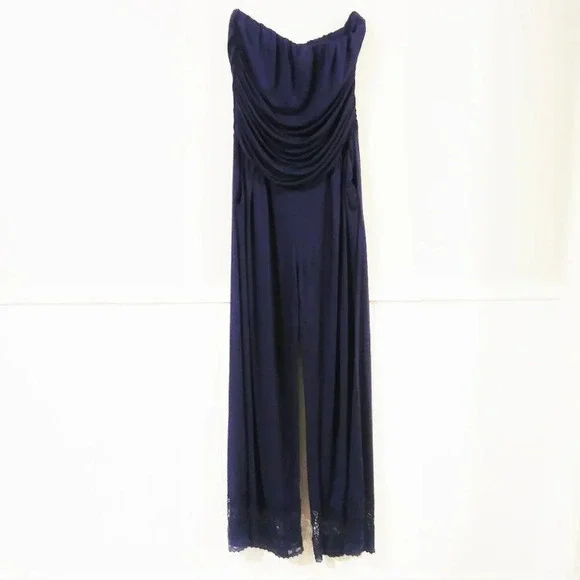 Kori America‎ Blue Strapless Jumper