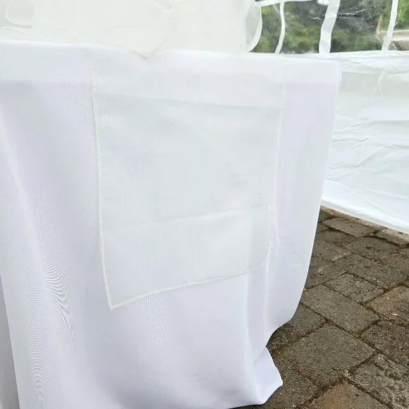 Organza Table Runners 20 Ivory  14