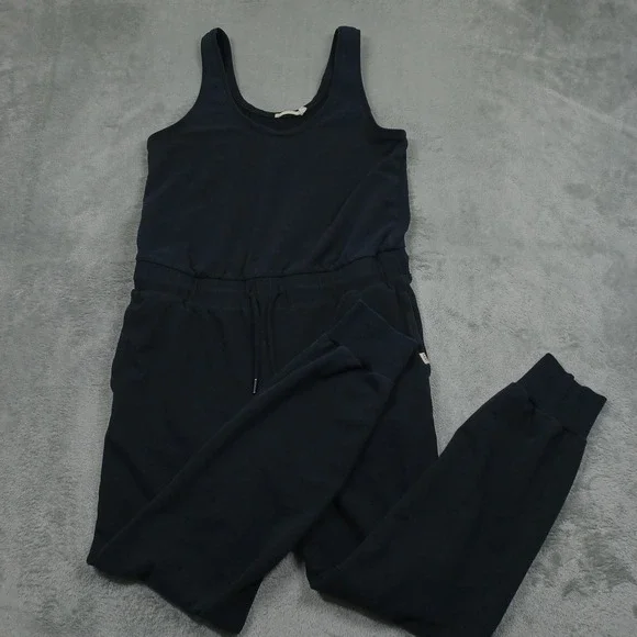 Ugg Jumpsuit Womens Small Black Drawstring Tank‎ Casual Preppy