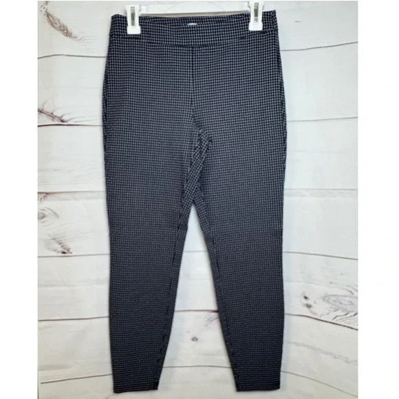 Nanette Lepore Women's Navy‎ Blue Checkered Pants / Size S / Sku0059