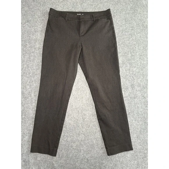 Old Navy Pixie Skinny Pants 8 Dark Gray‎ Charcoal Stretch Workwear
