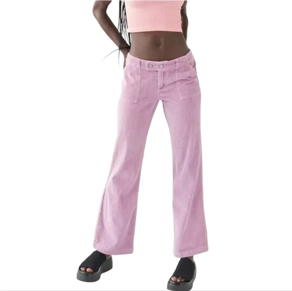 BDG Urban Outfitters Jenny Corduroy Low Rise Flare Pant 100% Cotton Size‎ 4