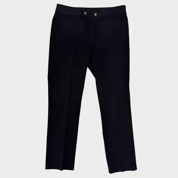 Chaps 6P Cotton Spandex Black Womens Pants