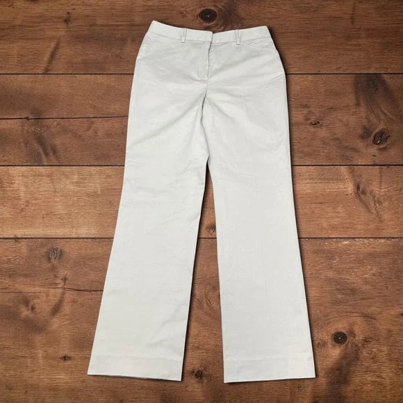 NEW Brooks Brothers 346 Madison Ave Khaki Wide Leg Stretch Pants Size 2  W30xL30