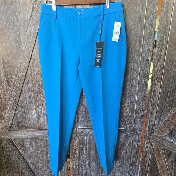 Liverpool Pants Women's Size 4/27 Diva Blue Dressy Kelsey Trouser Stretch