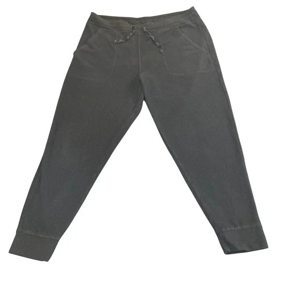 Patagonia‎ Synchilla Fleece Joggers Women L Black STY22000 Comfort Stretch Cozy