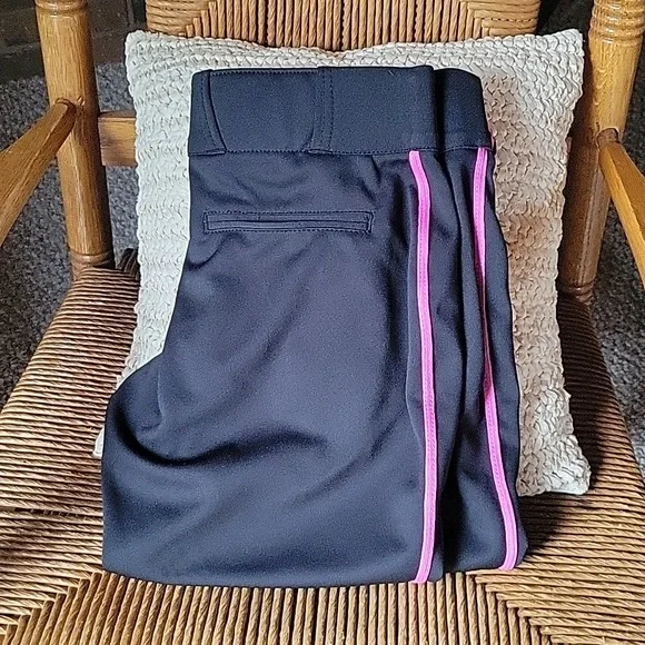 Champro baseball/softball pants, black/pink, size L