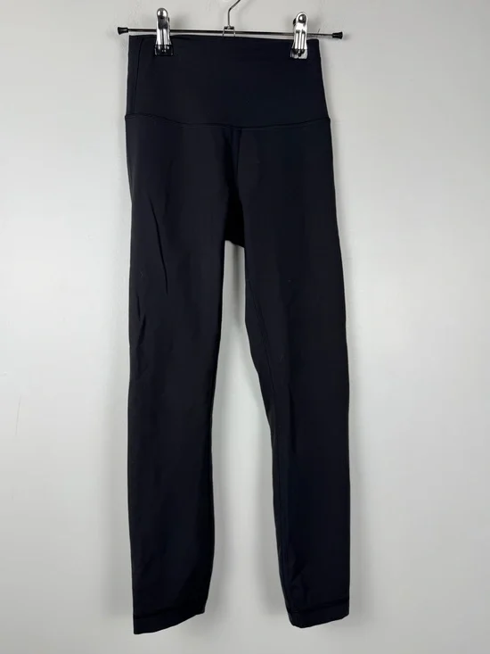 Lululemon Women Wunder Train HR Crop 23” Everlux LW6BNFS Black Size 2