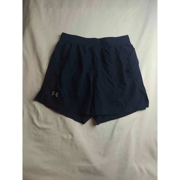 Under Armour Athletic Shorts Womens M Blue Athleisure Performance Sportswear