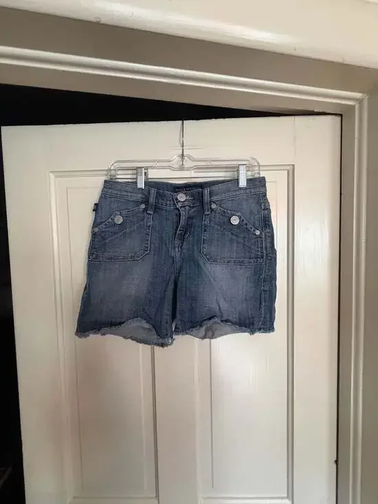Rock & Republic Stinger Denim Cut-Off Frayed Hem Shorts Size 4