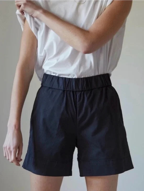 Everlane Navy Easy Shorts