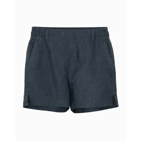 MAGELLAN OUTDOORS CLASSIC FIT EVERYDAY WEAR PULL ON CHAMBRAY SHORTS LARGE