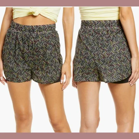 NWT‎ $98 SWEATY BETTY [ Small 6 ] Slip Stream Running Shorts In Black SB #5686