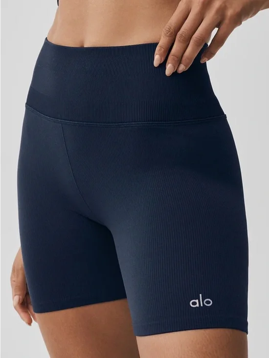 Alo seamless ribbed favorite shorts 5
