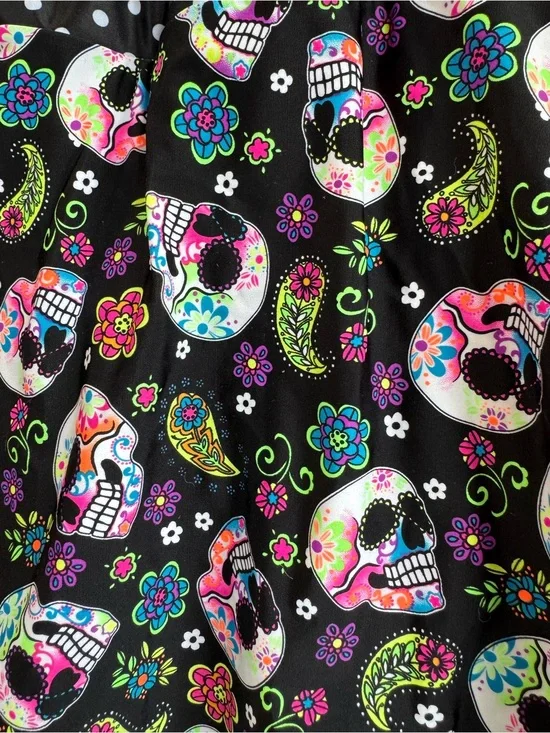 SPARKLE SKIRTS Skort - Day of the Dead