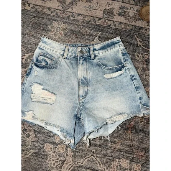 DL1961 Emilie High Rise DL Vintage Jean Shorts 25