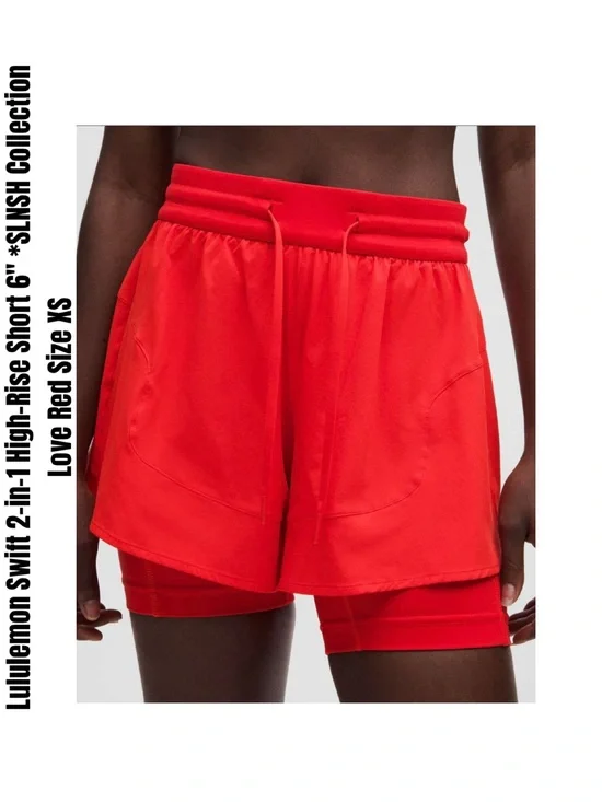 Lululemon Swift 2-in-1 High-Rise Short 6