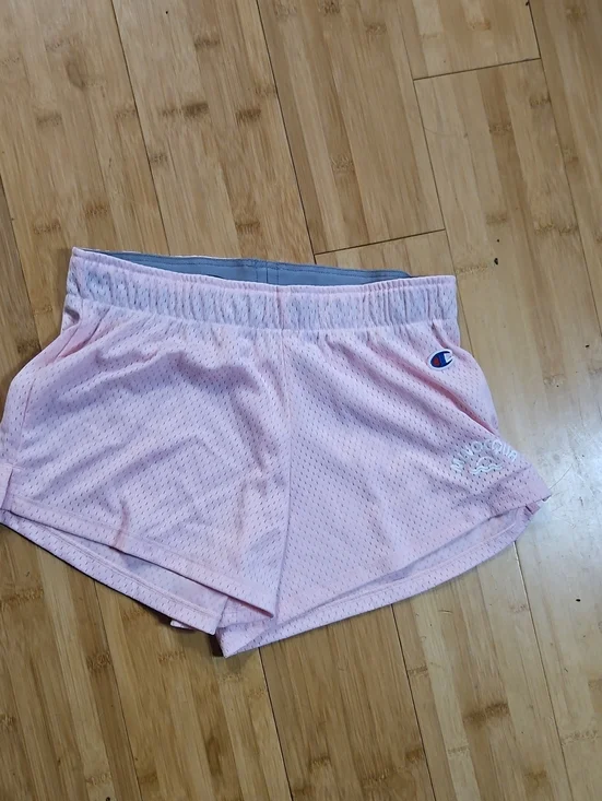 Champion Women's Pink Mesh Athletic Shorts