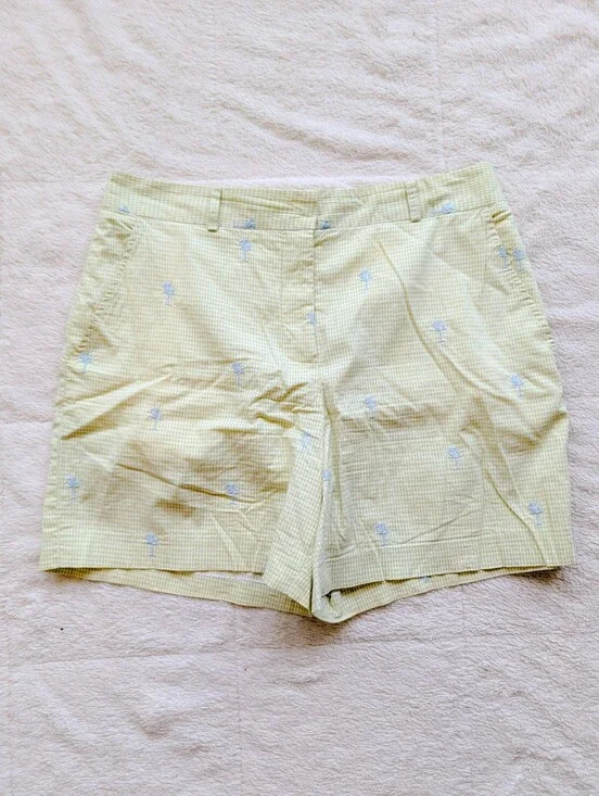 J. Mclaughlin High Rise Plaid Shorts
