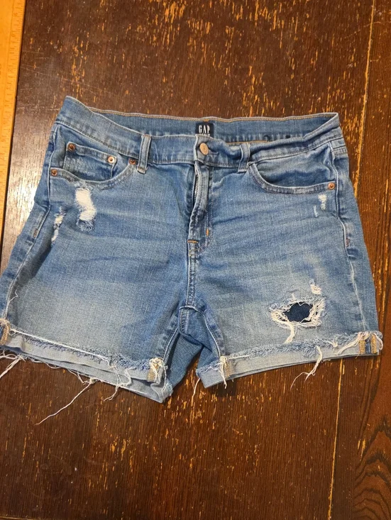 GAP Distressed Denim Cutoff Shorts