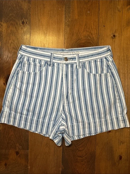 American Eagle Outfitters Striped Mom Short