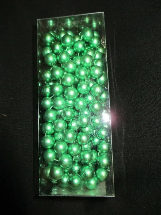 15' Green 10MM Beaded Beads Garland Christmas Tree Wedding Decor Craft Target