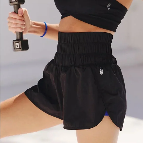 FP Movement The Way Home Run Shorts, Size Medium black