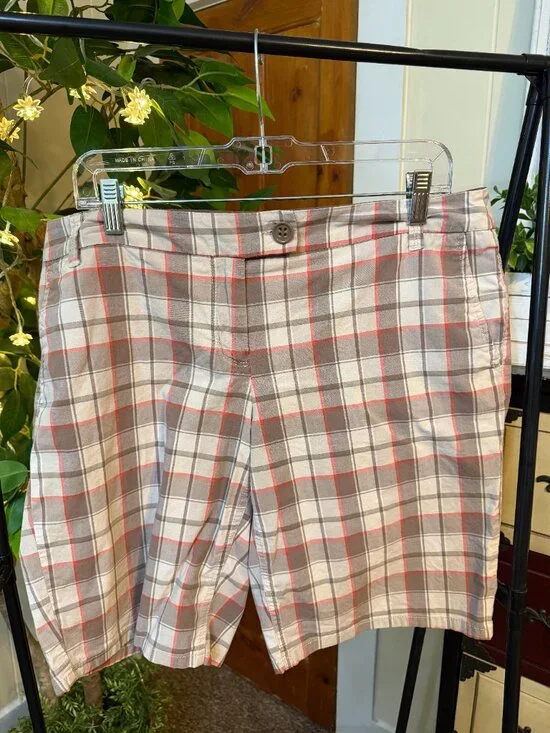 New York & Company Women's Plaid Shorts Size 14 (USA)