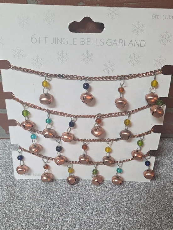 6ft Jingle Bells Garland