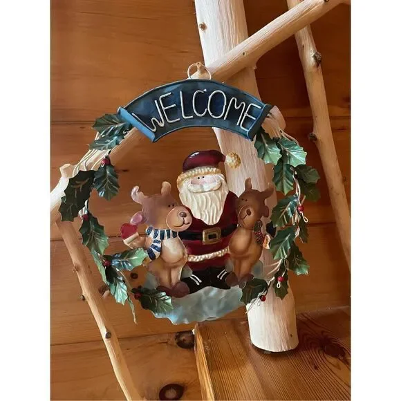Santa Welcome Wreath