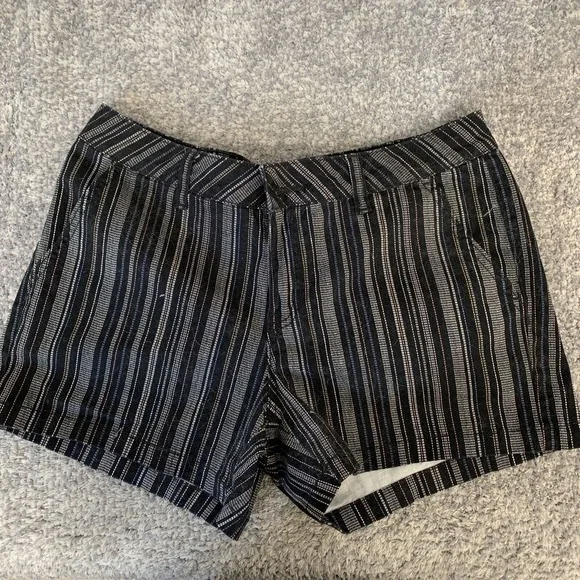 Ana Shorts Set‎ of 2 Camouflage Twill Stripped Size 4 Cute Summer Mid Rise