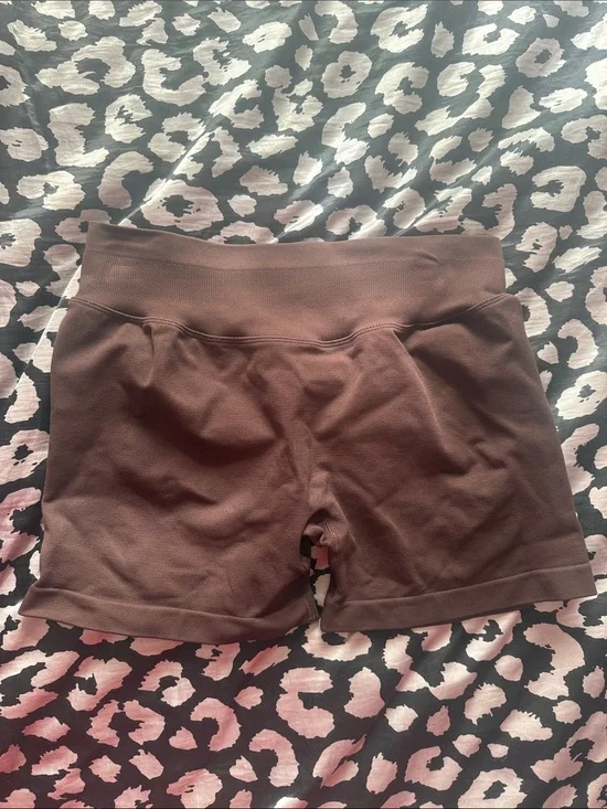 Women’s Brown Active Bike Shorts