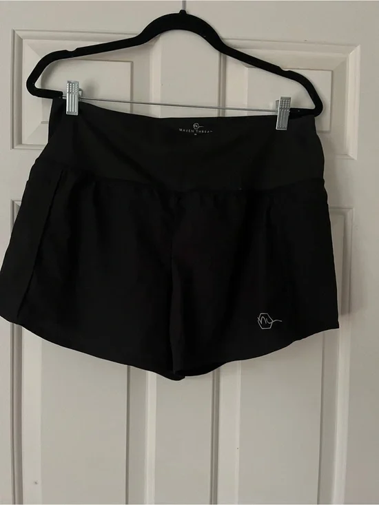 Maven Thread Black Running Shorts