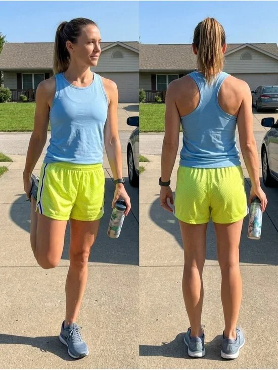 Fit 2 Win Shorts Womens Medium Yellow Mesh Athletic Lacrosse Running Vintage USA