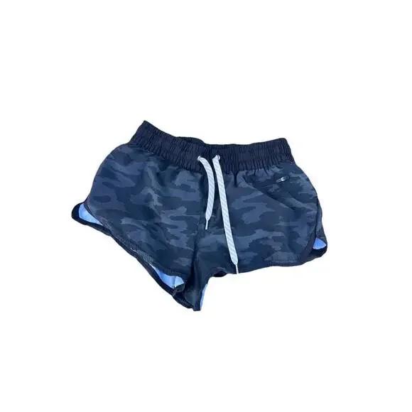 Vuori Womens Clementine Athletic Shorts Sz Xs Black Watercolor Camo Running‎ H71