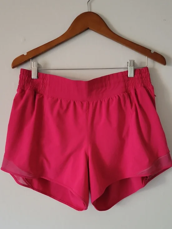 Lululemon Magenta Lined Athletic Shorts Size 12