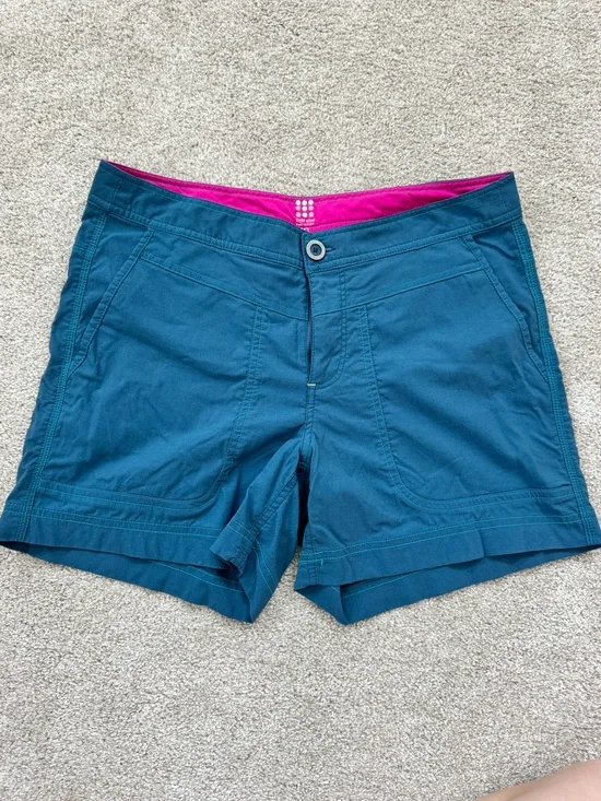 Women’s Title Nine Teal Outdoor Shorts with Pockets Size 10 Hiking Gardening