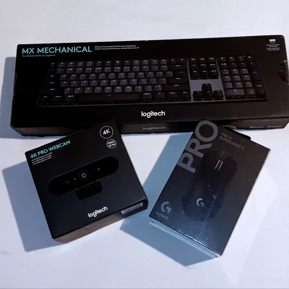 Logitech MX Mechanical Keyboard Set - Black and Gray