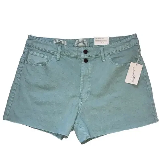 New Universal Thread Vintage Midi Denim Shorts Size 14