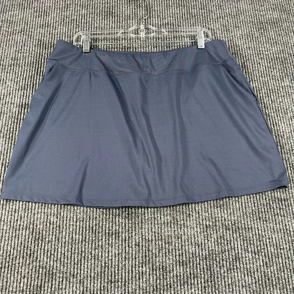 Tommy Bahama Skort Golf Womens Size XL Extra Large Blue Lined Pocket Lightweight