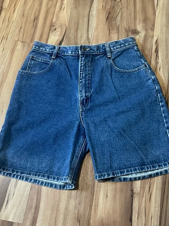 VTG 90s St. John's Bay Denim Shorts Women's Size High Waisted Jorts Mom