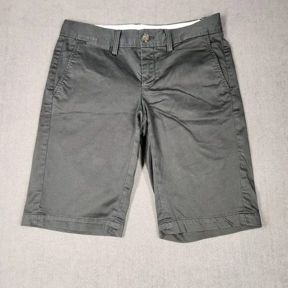 Banana Republic Shorts Womens Size 4 Tall Black‎ Bermuda
